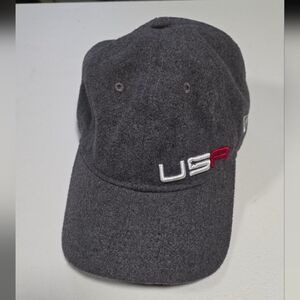 Men's Dark Gray Baseball Cap with Embroidered Logo